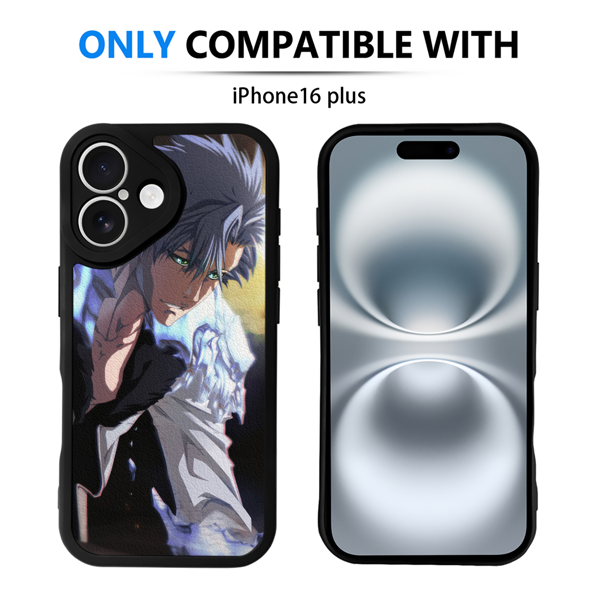 （画像用） ブリーチ BLEACH 【iPhone 16シリーズ対応】シリコンスマホケース（レザー調） 材質：シリコン
